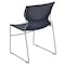 Flash Furniture Navy Plastic Stack Chair, PK5 5-RUT-438-NY-GG - alternate 6